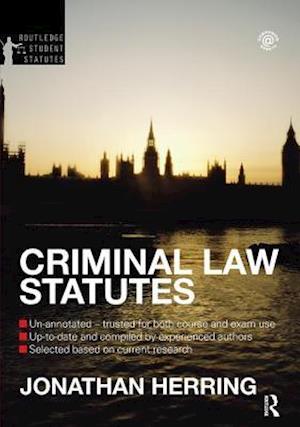 Criminal Law Statutes 2012-2013