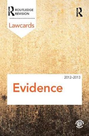 Evidence Lawcards 2012-2013