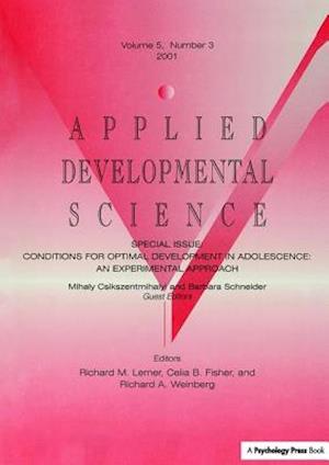 Conditions for Optimal Development in Adolescence