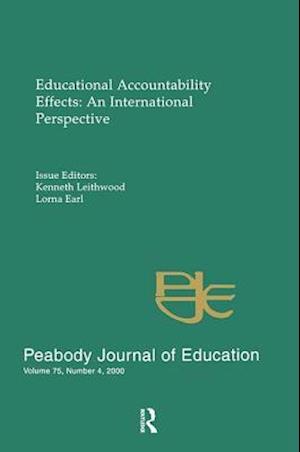 Educational Accountability Effects