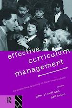 Effective Curriculum Management