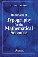 Handbook of Typography for the Mathematical Sciences