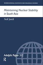 Maintaining Nuclear Stability in South Asia
