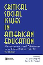 Critical Social Issues in American Education