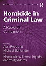 Homicide in Criminal Law