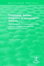 Community Service Programs in Independent Schools