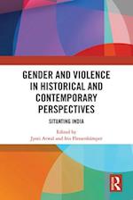 Gender and Violence in Historical and Contemporary Perspectives