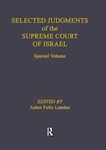 Selected Judgments of the Supreme Court of Israel