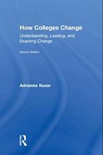 How Colleges Change
