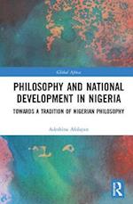 Philosophy and National Development in Nigeria