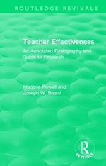 Teacher Effectiveness