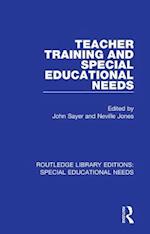 Teacher Training and Special Educational Needs