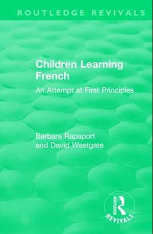 Children Learning French