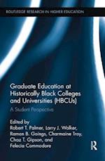 Graduate Education at Historically Black Colleges and Universities (HBCUs)