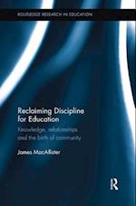 Reclaiming Discipline for Education