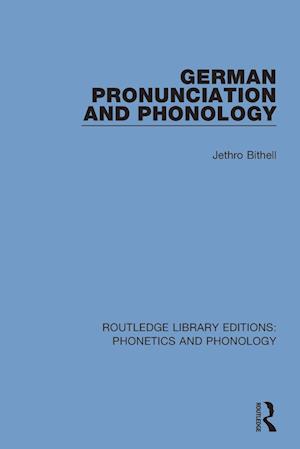 German Pronunciation and Phonology