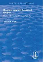 Common Law and Colonised Peoples
