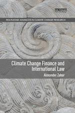 Climate Change Finance and International Law