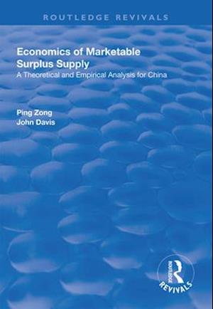 Economics of Marketable Surplus Supply