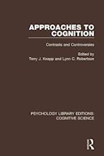 Approaches to Cognition