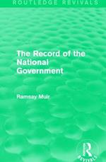 The Record of the National Government