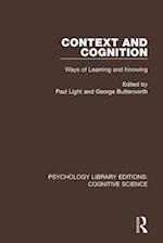 Context and Cognition