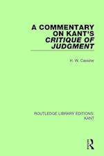 A Commentary on Kant's Critique of Judgement
