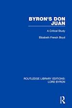 Byron's Don Juan