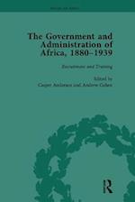 The Government and Administration of Africa, 1880–1939