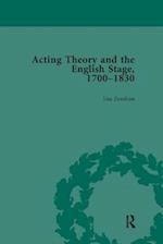 Acting Theory and the English Stage, 1700–1830