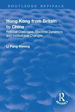 Hong Kong from Britain to China