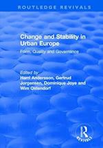 Change and Stability in Urban Europe