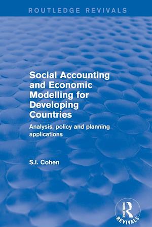 Social Accounting and Economic Modelling for Developing Countries