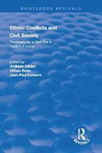 Ethnic Conflicts and Civil Society: Proposals for a New Era in Eastern Europe