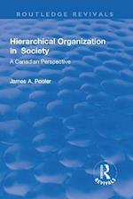Hierarchical Organization in Society