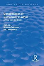 Consolidation of Democracy in Africa