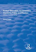 Further Education, Government's Discourse Policy and Practice