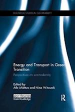 Energy and Transport in Green Transition