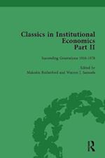 Classics in Institutional Economics, Part II, Volume 6