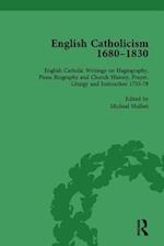 English Catholicism, 1680-1830, vol 4
