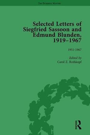 Selected Letters of Siegfried Sassoon and Edmund Blunden, 1919?1967 Vol 3