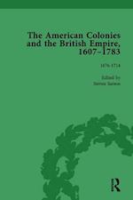 The American Colonies and the British Empire, 1607-1783, Part I Vol 2