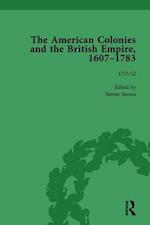 The American Colonies and the British Empire, 1607-1783, Part I Vol 3