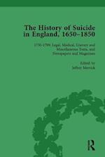 The History of Suicide in England, 1650–1850, Part II vol 6