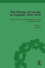 The History of Suicide in England, 1650–1850, Part II vol 7