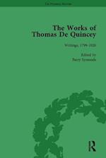 The Works of Thomas De Quincey, Part I Vol 1