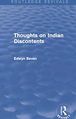 Thoughts on Indian Discontents (Routledge Revivals)