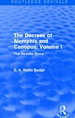 The Decrees of Memphis and Canopus: Vol. I (Routledge Revivals)