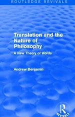 Translation and the Nature of Philosophy (Routledge Revivals)