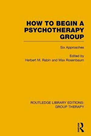 How to Begin a Psychotherapy Group